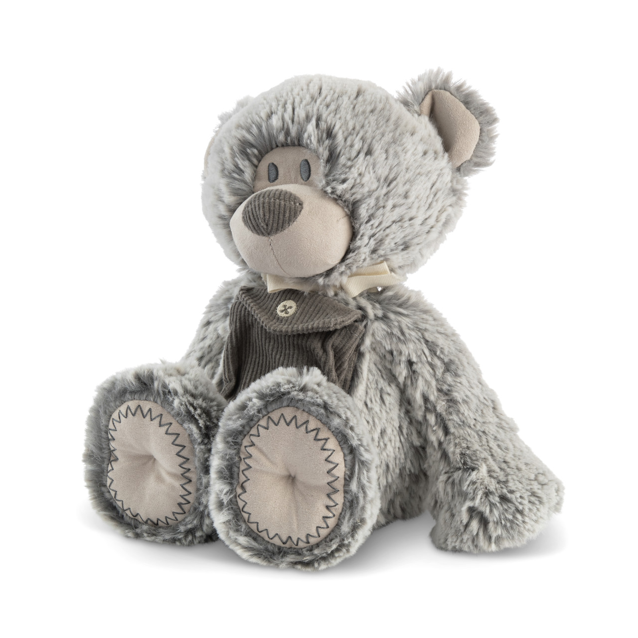 Gray Pocket Prayer Bear 11" thumbnail