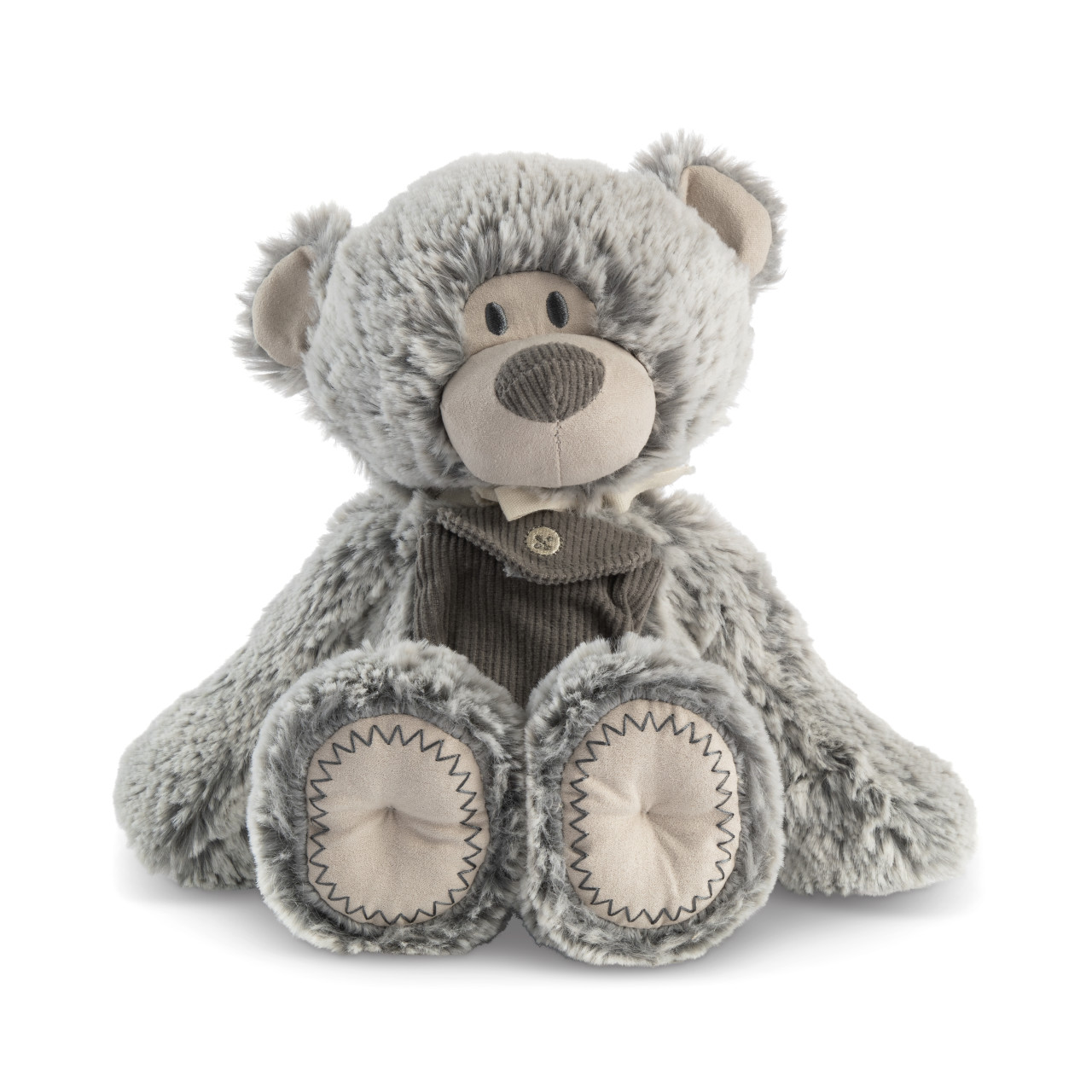 Gray Pocket Prayer Bear 11" thumbnail