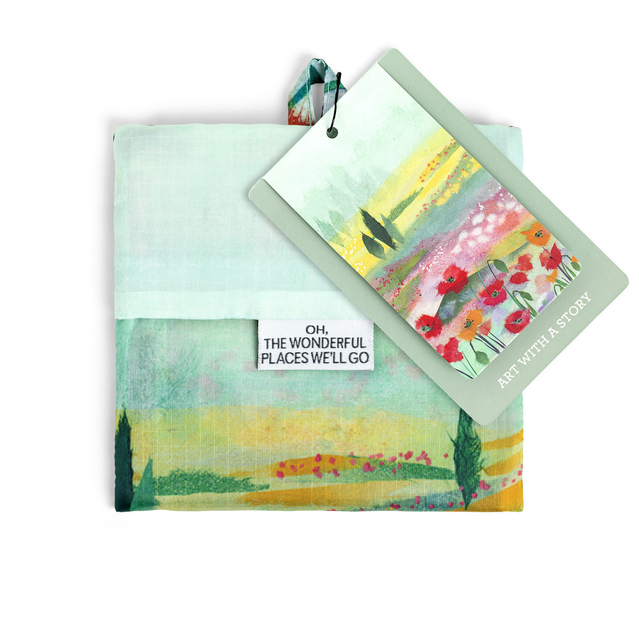 Artlifting Poppi Keshi Tote Bag With Handle 15.5" x 25" thumbnail