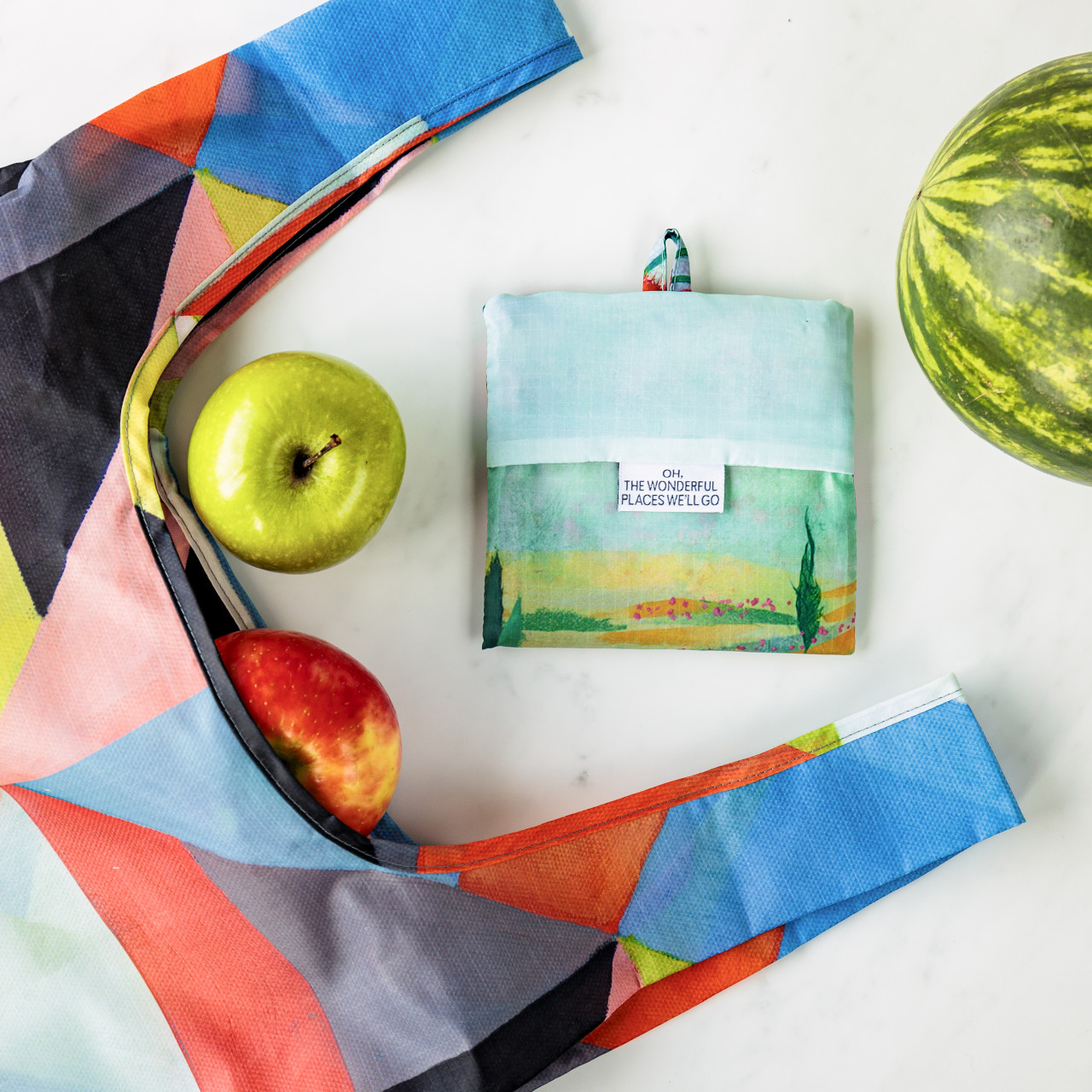 Artlifting Poppi Keshi Tote Bag With Handle 15.5" x 25" thumbnail