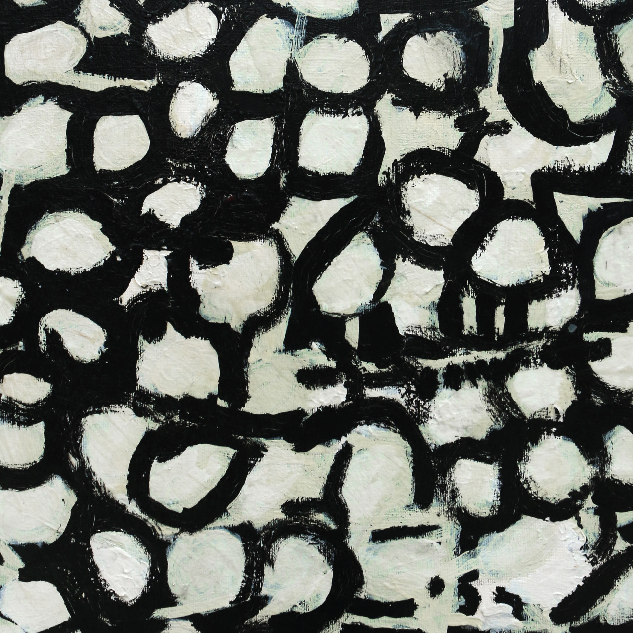 Artlifting Neckerchief Off White & Black thumbnail