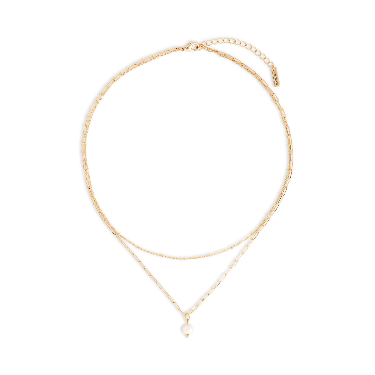Pearls From Within Necklace - Gold thumbnail