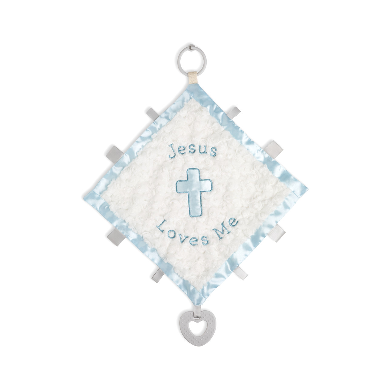Jesus Loves Me Activity Blankie - Blue thumbnail