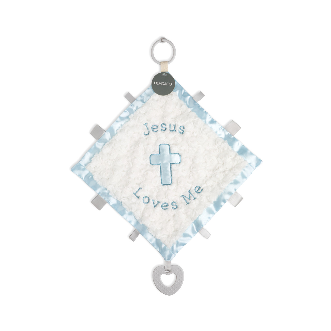 Jesus Loves Me Activity Blankie - Blue thumbnail
