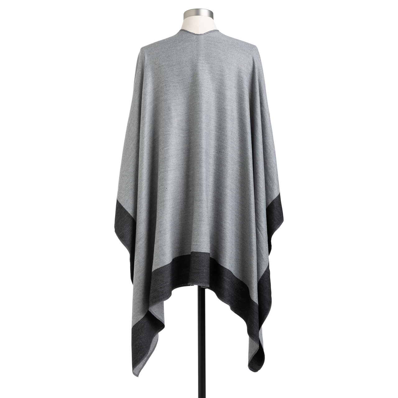 Reversible Kimono - Black  and Gray thumbnail