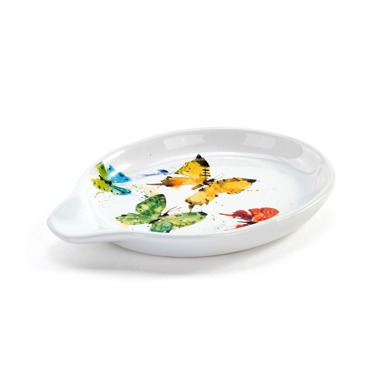 Flock of Butterflies Oval Spoon Rest thumbnail