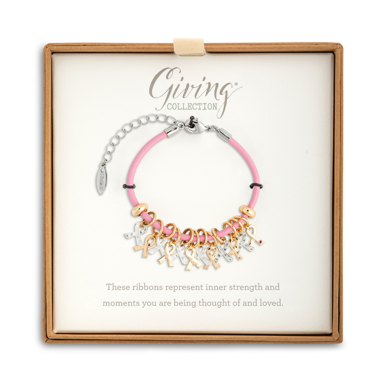 Charm Bracelet - Pink Ribbon thumbnail