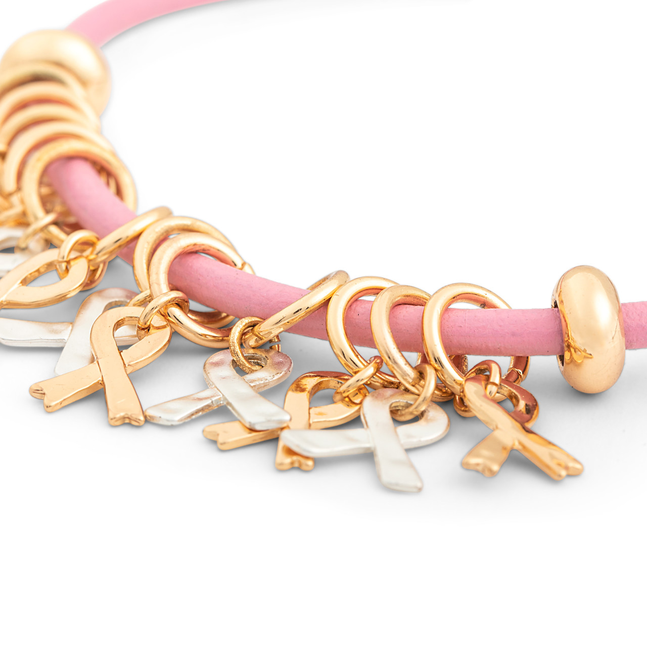 Charm Bracelet - Pink Ribbon thumbnail
