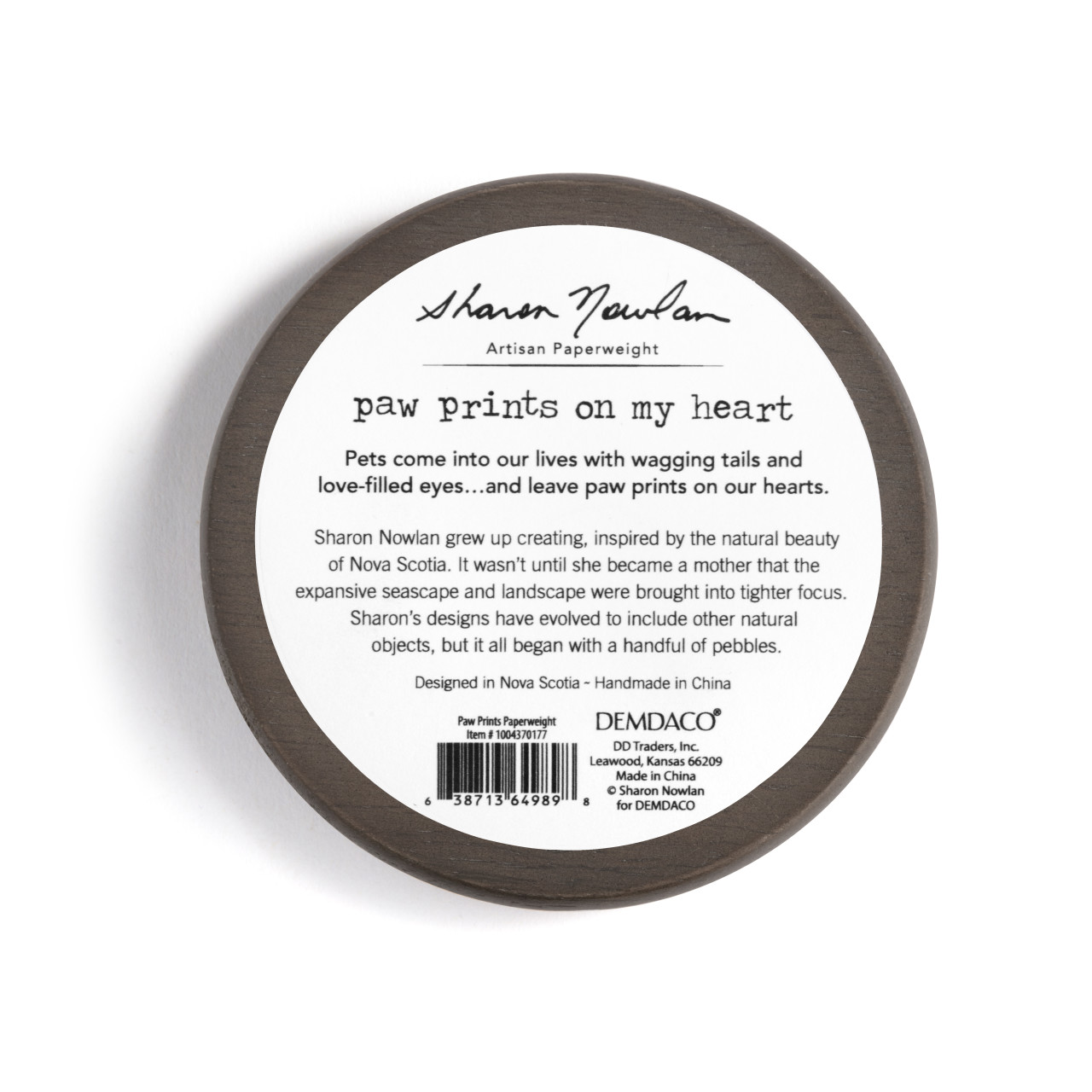 Paw Prints Paperweight thumbnail
