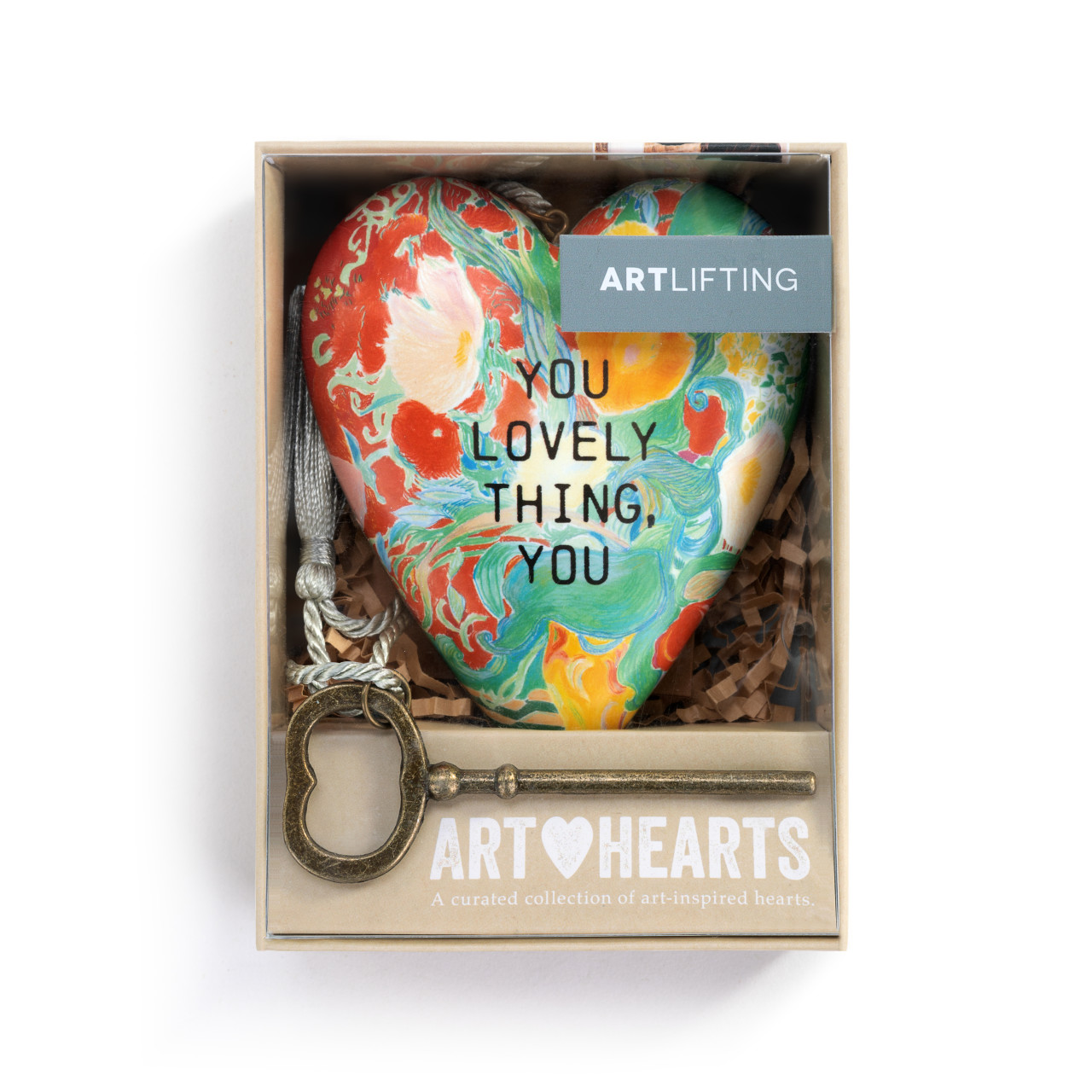 ArtLifting Art Heart - Floral Stripes thumbnail