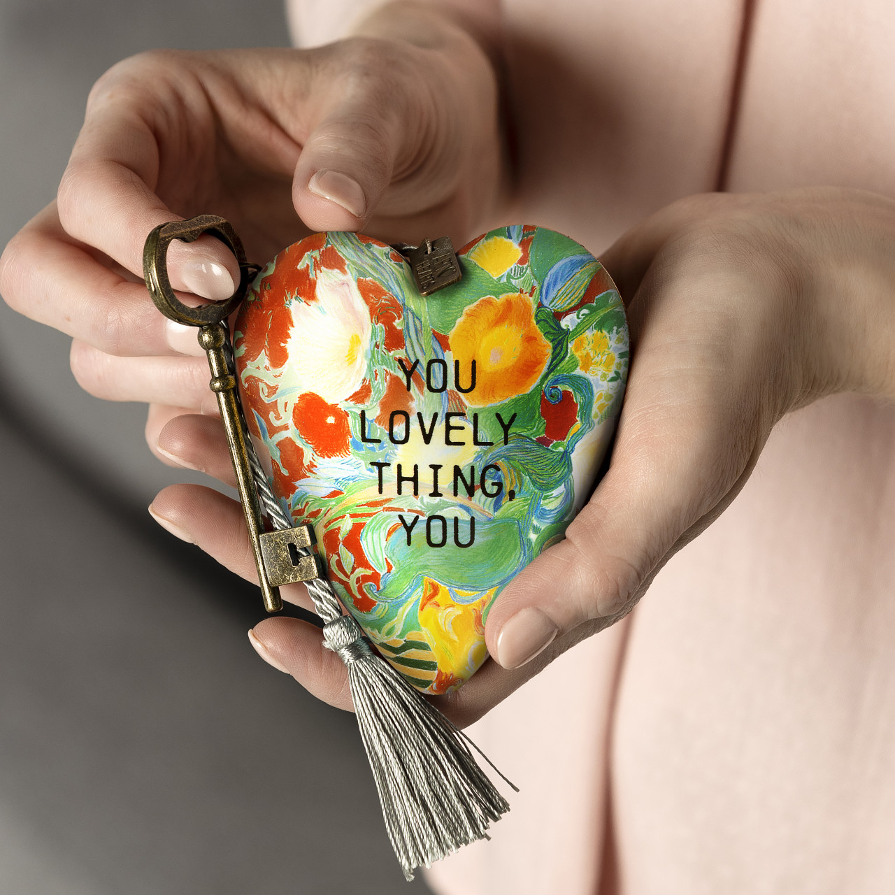 ArtLifting Art Heart - Floral Stripes thumbnail