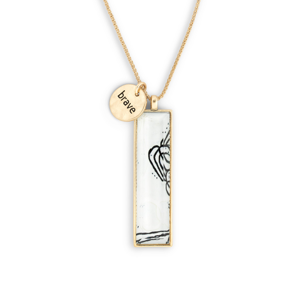 ArtLifting Necklace - Black and White 3 thumbnail