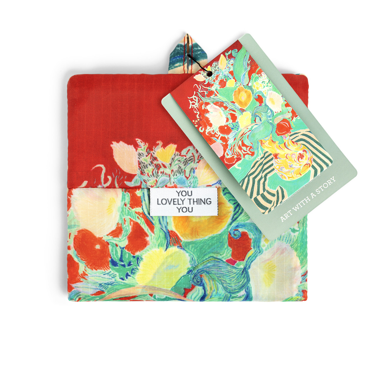 ArtLifting Tote-Floral Stripes thumbnail