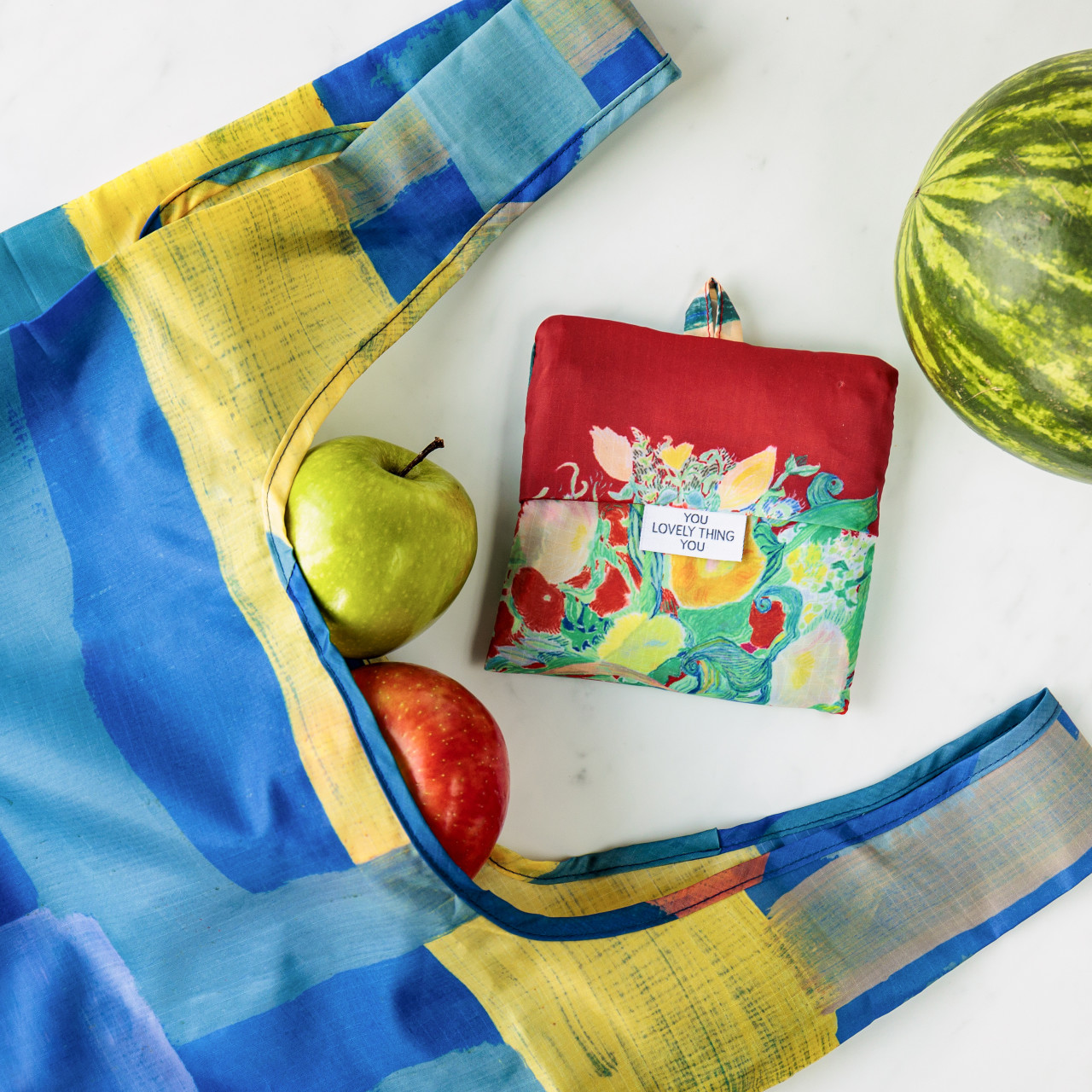 ArtLifting Tote-Floral Stripes thumbnail