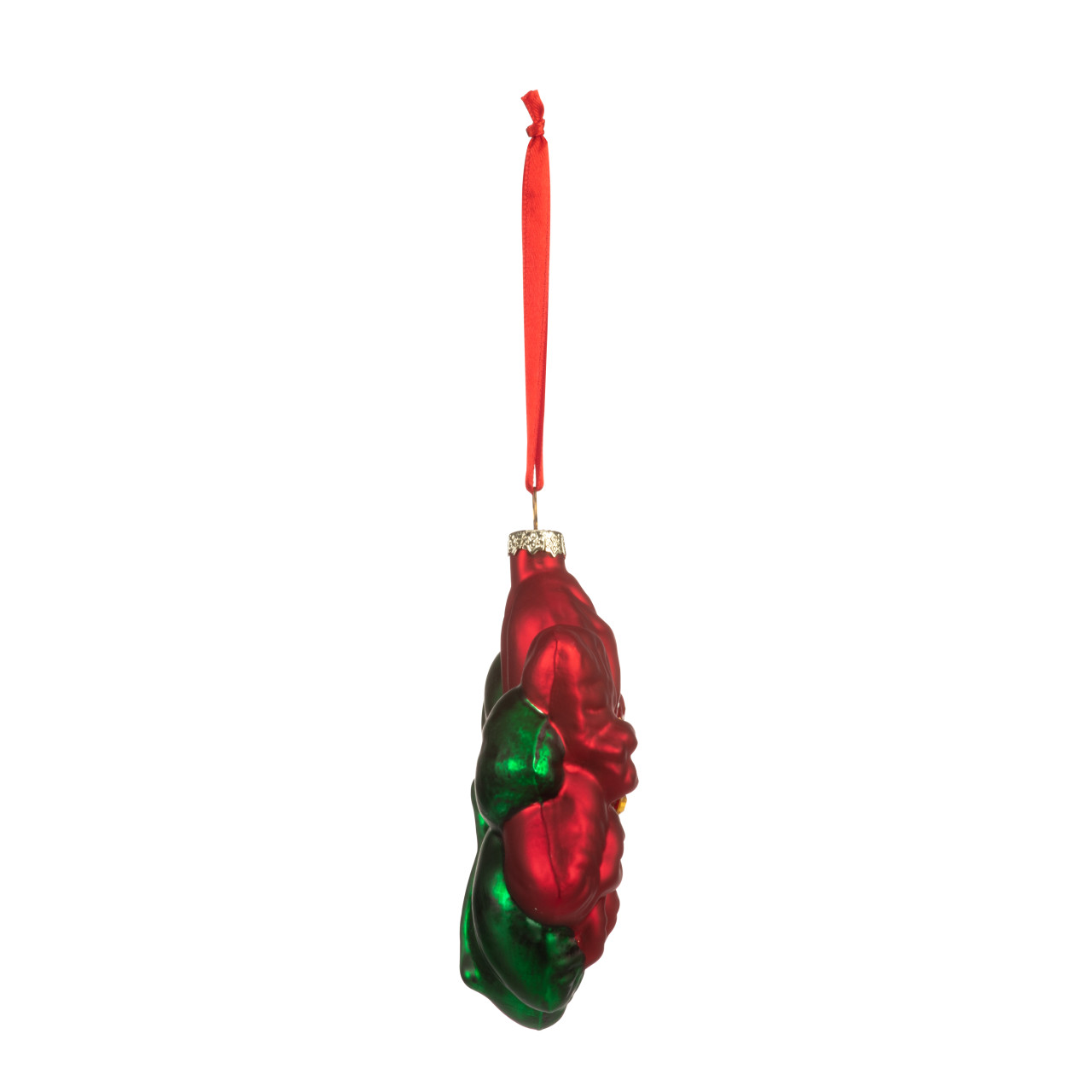 Blown Glass Poinsettia Ornament thumbnail