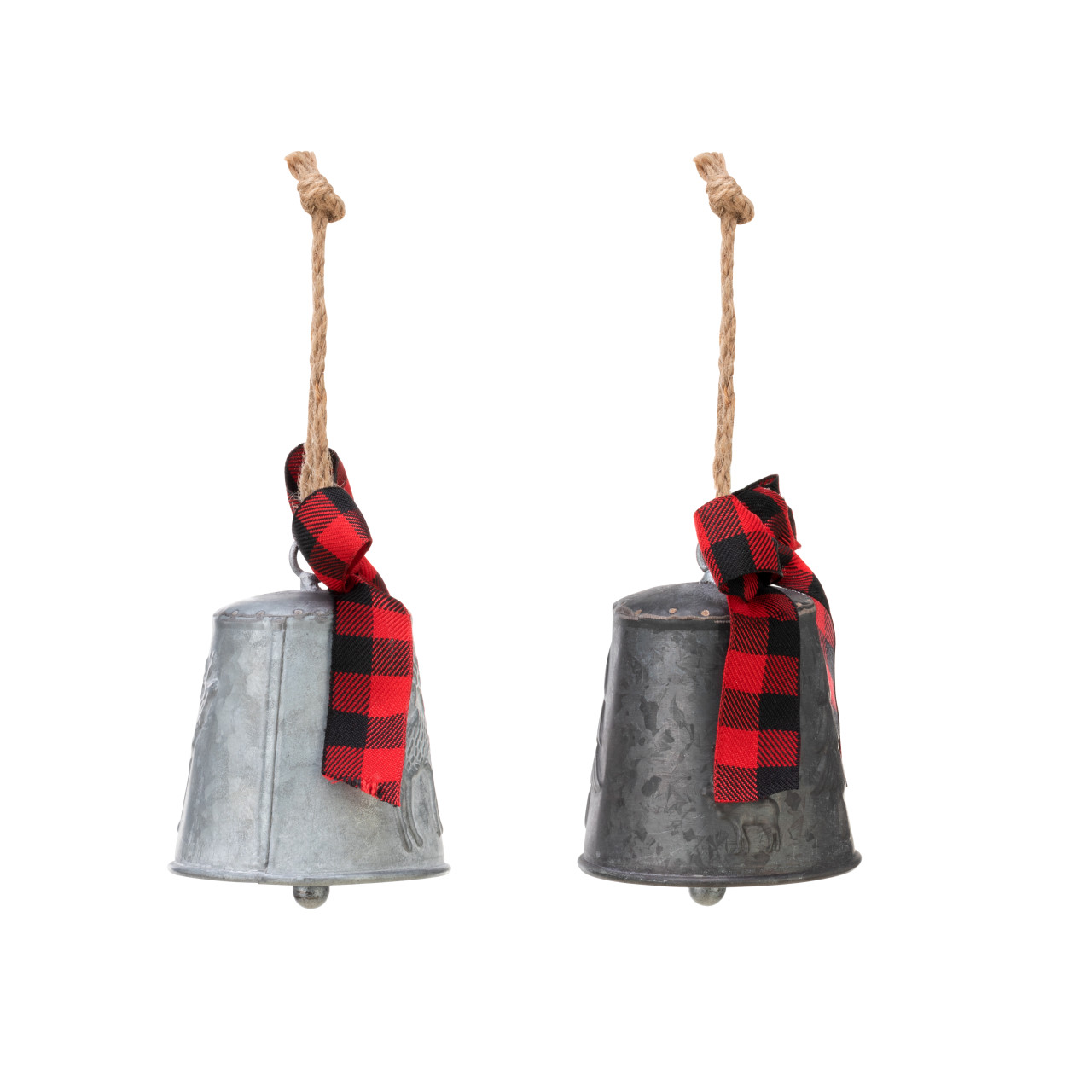 Metal Bell Ornaments - 2 Assorted thumbnail