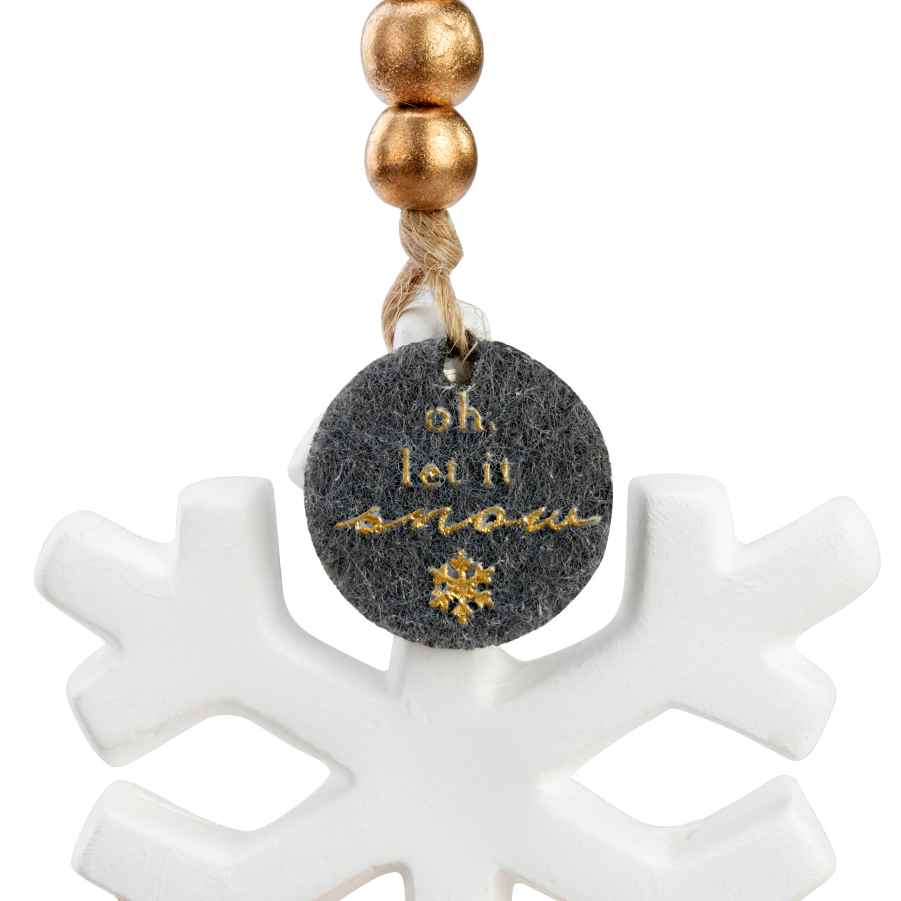 Snowflake Fragrance Oil Diffuser Ornament thumbnail