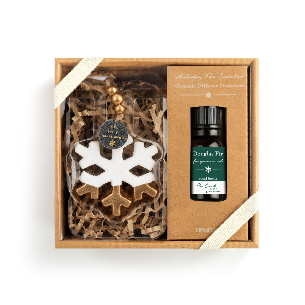 Snowflake Fragrance Oil Diffuser Ornament thumbnail
