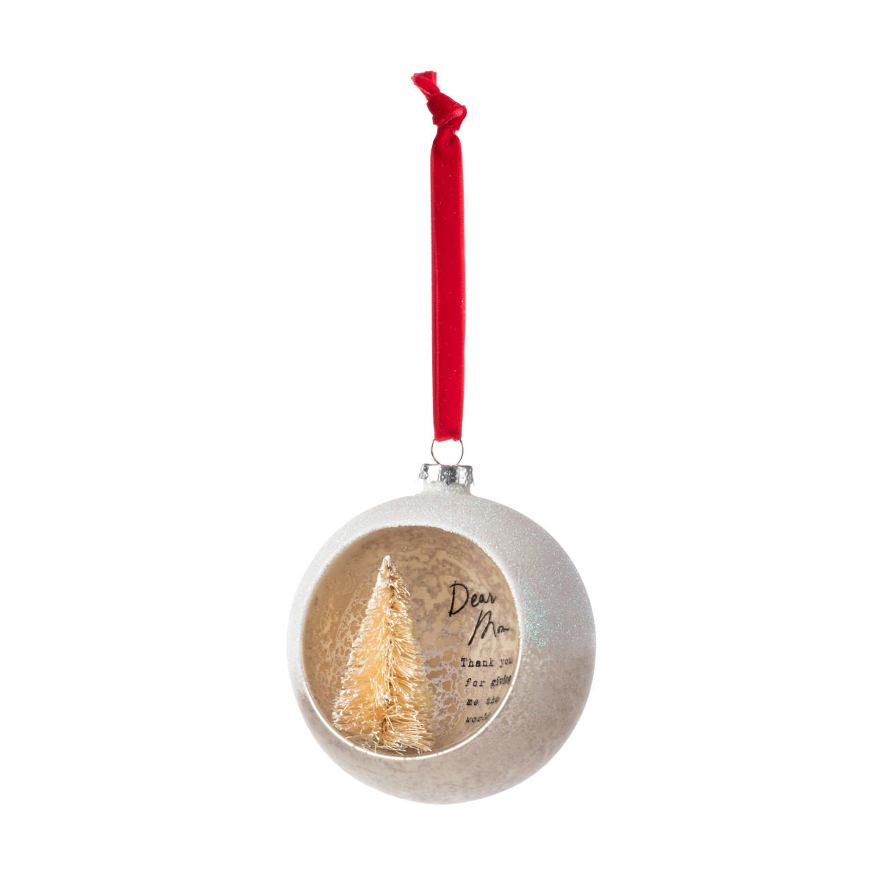 Dear You Cloche Ornament - Mom thumbnail