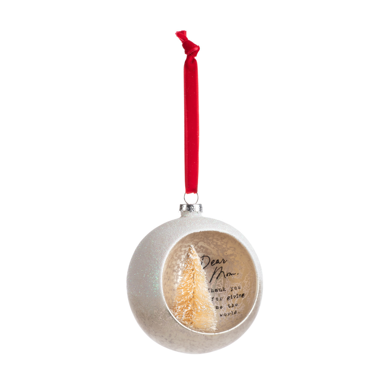 Dear You Cloche Ornament - Mom thumbnail