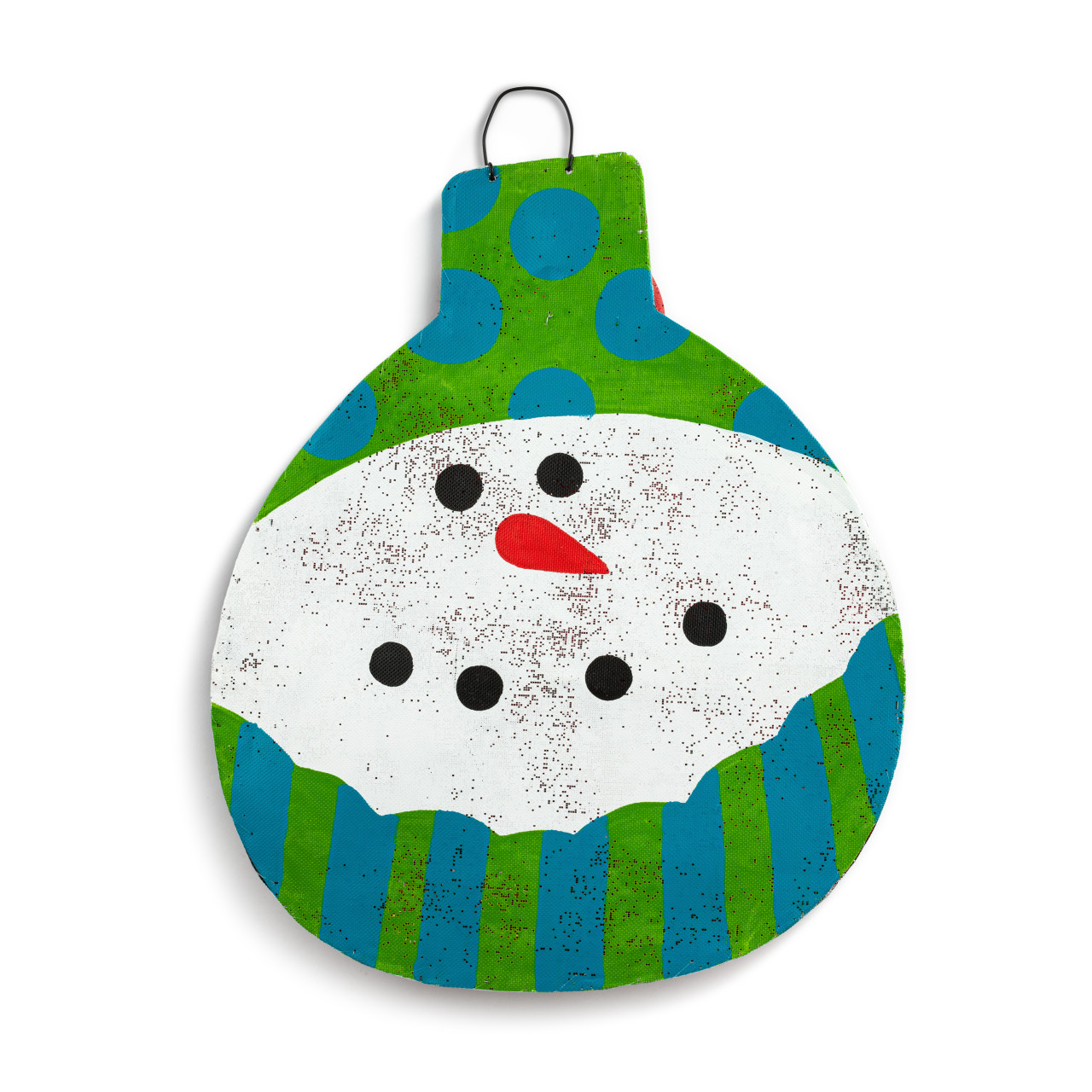 Screenings Reversible Snowman Merry Christmas Door Hanger 21.5" 26" thumbnail