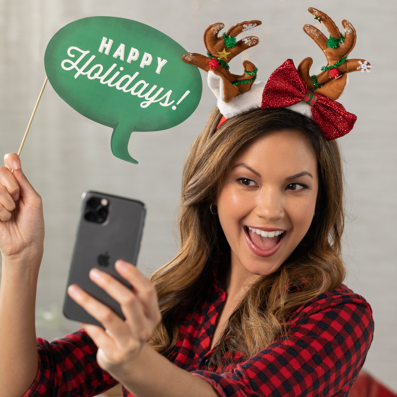 Selfie Elfie Photo Props thumbnail