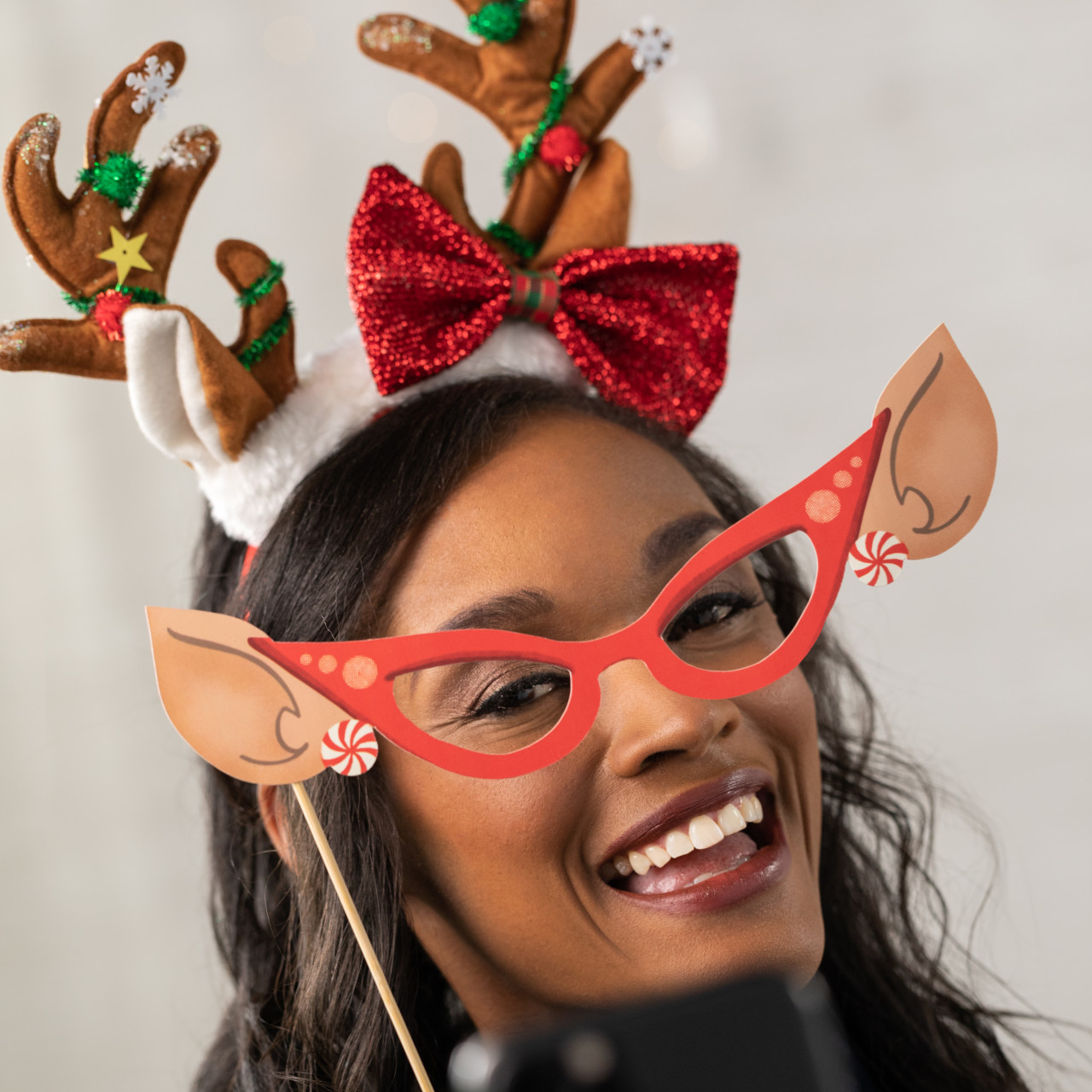 Selfie Elfie Photo Props thumbnail