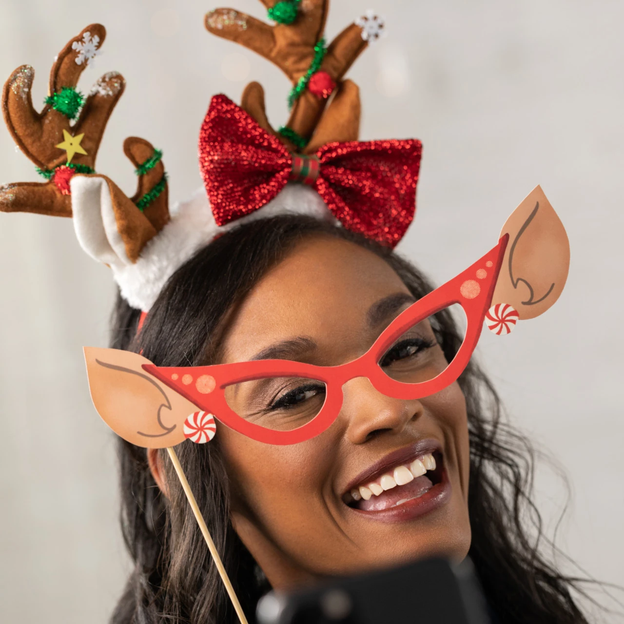 Selfie Elfie Photo Props thumbnail