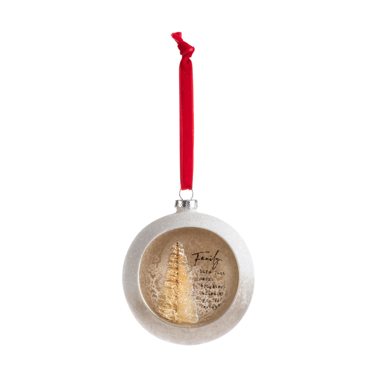 Dear You Cloche Ornament - Family thumbnail