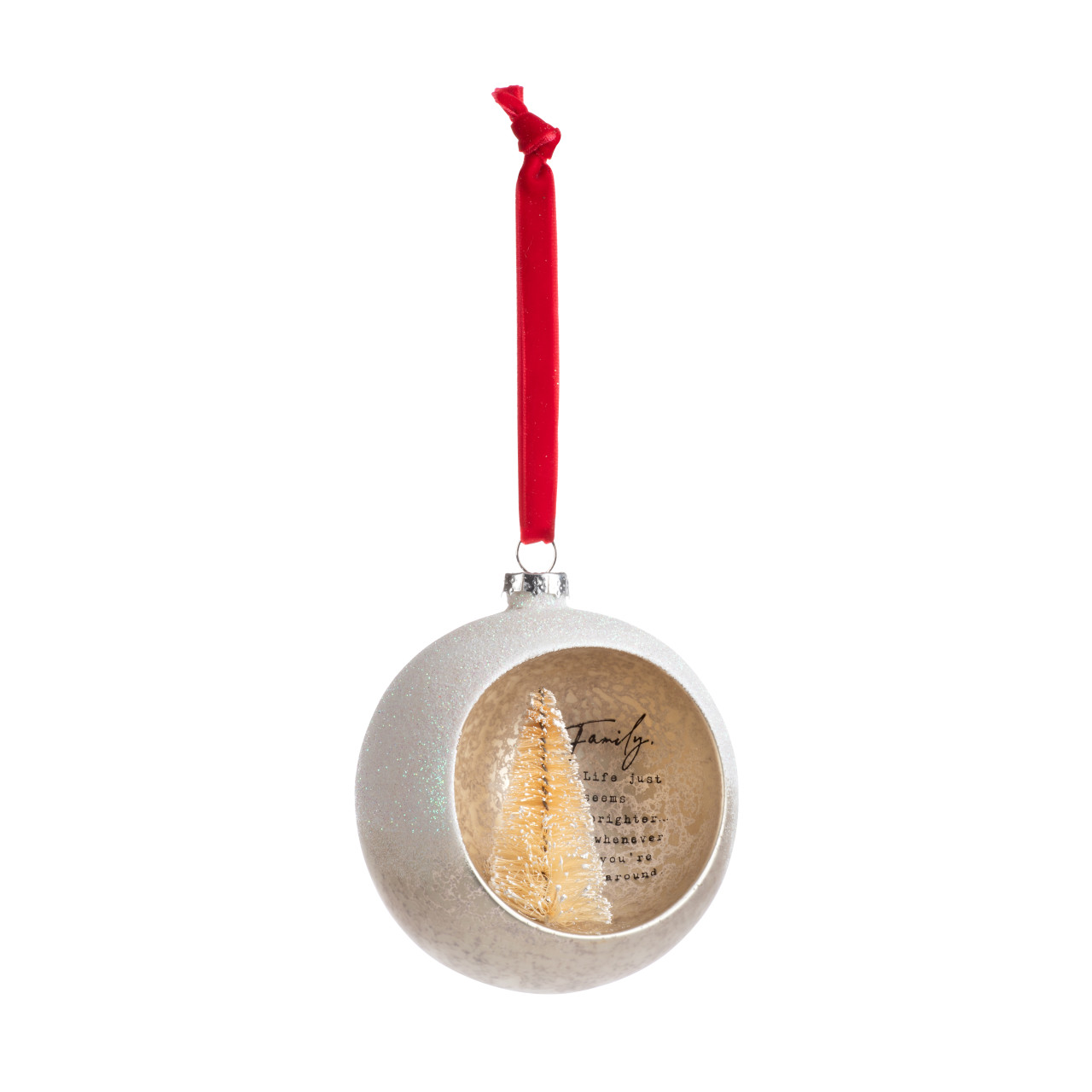 Dear You Cloche Ornament - Family thumbnail