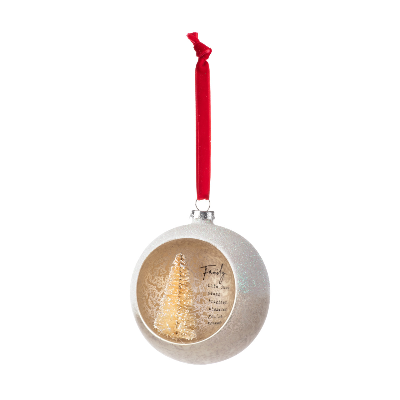 Dear You Cloche Ornament - Family thumbnail