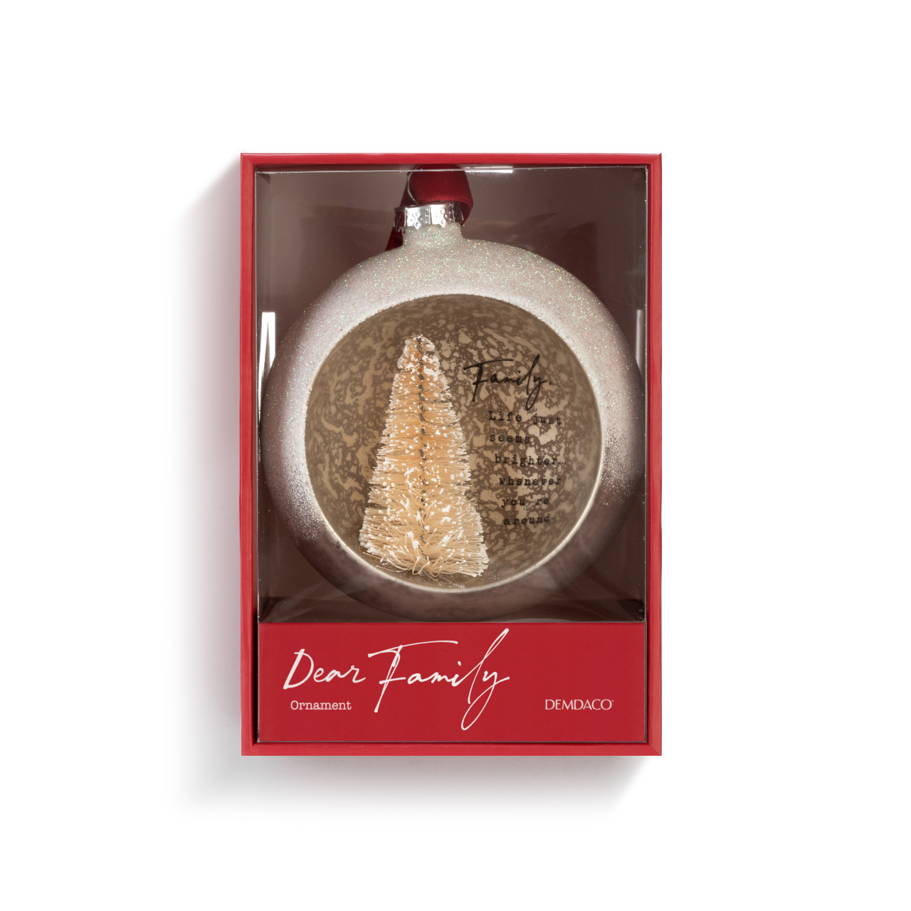 Dear You Cloche Ornament - Family thumbnail