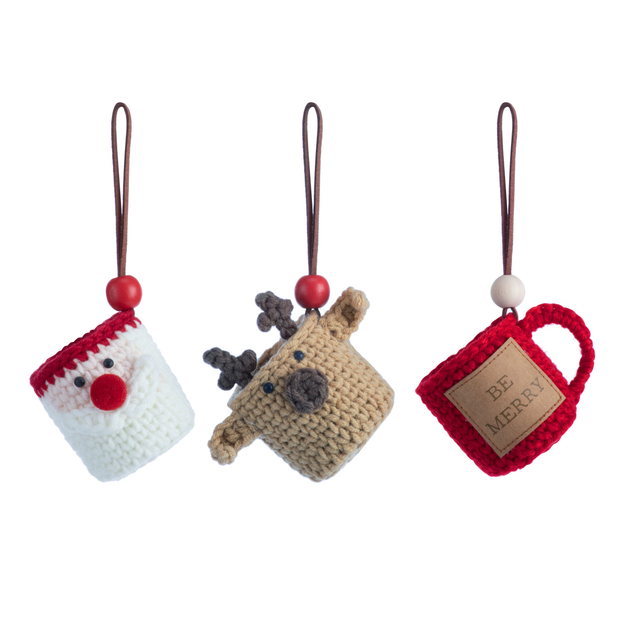 Mini Crochet Coffee Pod Ornaments - 3 Assorted thumbnail