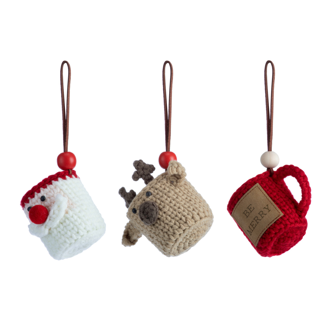 Mini Crochet Coffee Pod Ornaments - 3 Assorted thumbnail