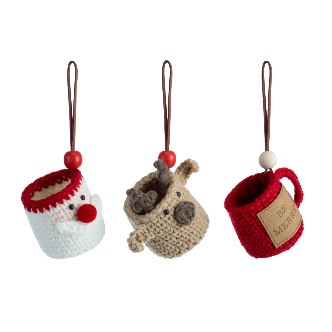 Mini Crochet Coffee Pod Ornaments - 3 Assorted thumbnail