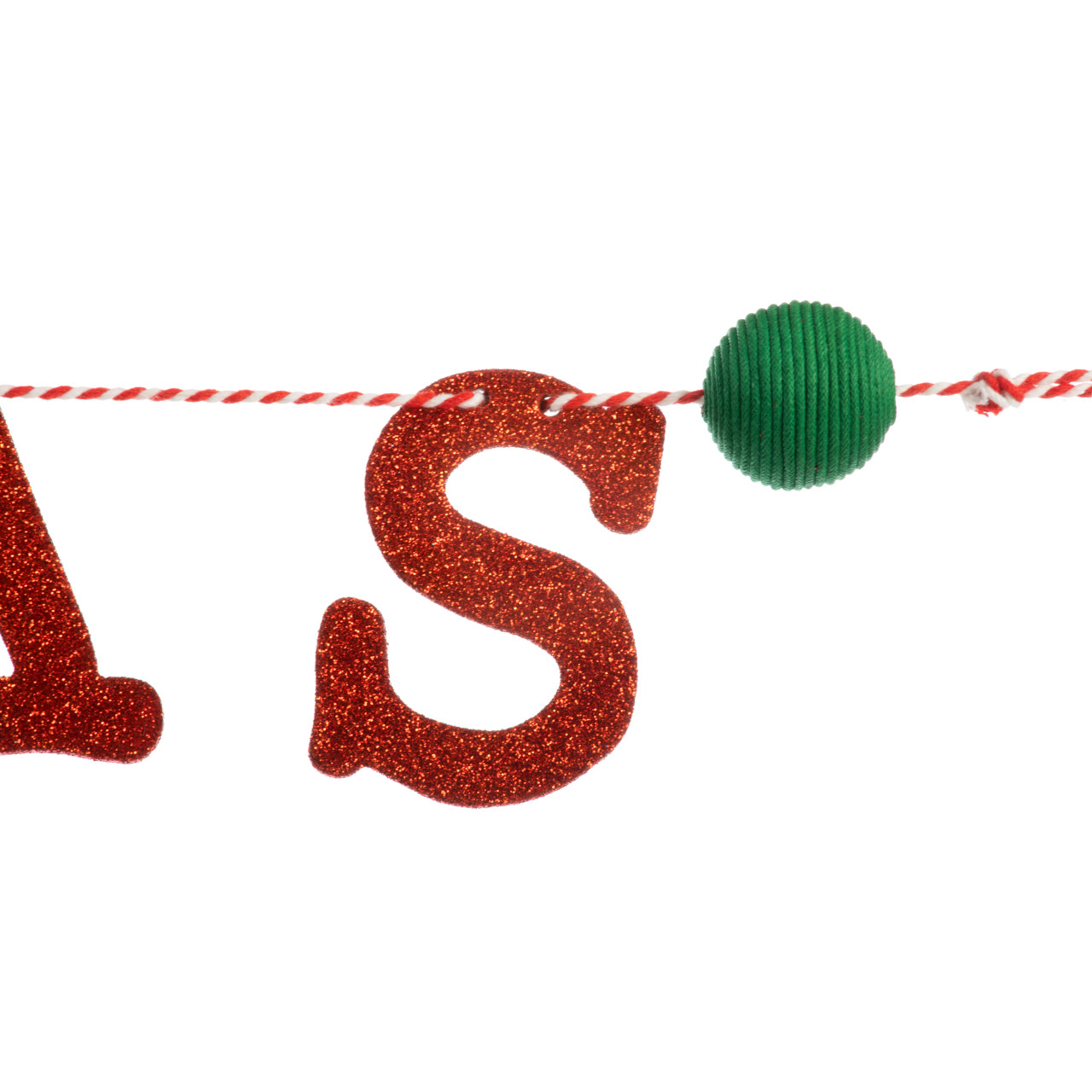 Merry Christmas Beaded Garland thumbnail