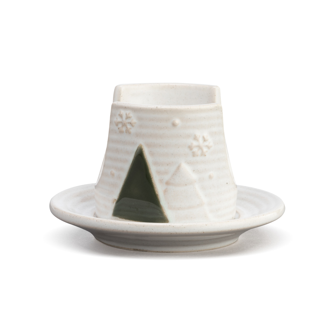 Snow Day Ceramic Soap and Sponge Holder thumbnail