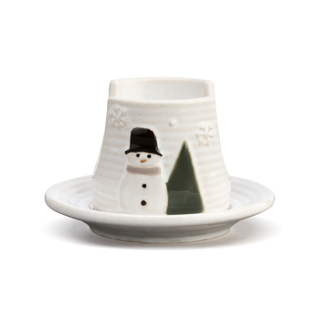 Snow Day Ceramic Soap and Sponge Holder thumbnail