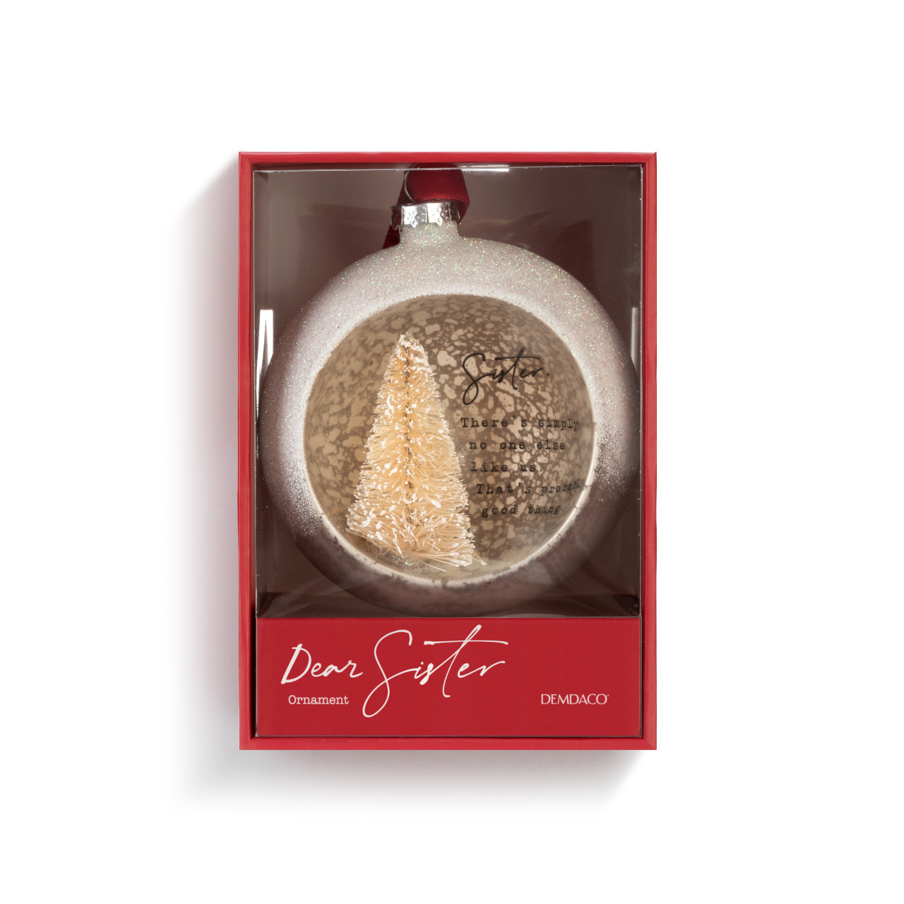 Dear You Cloche Ornament - Sister thumbnail