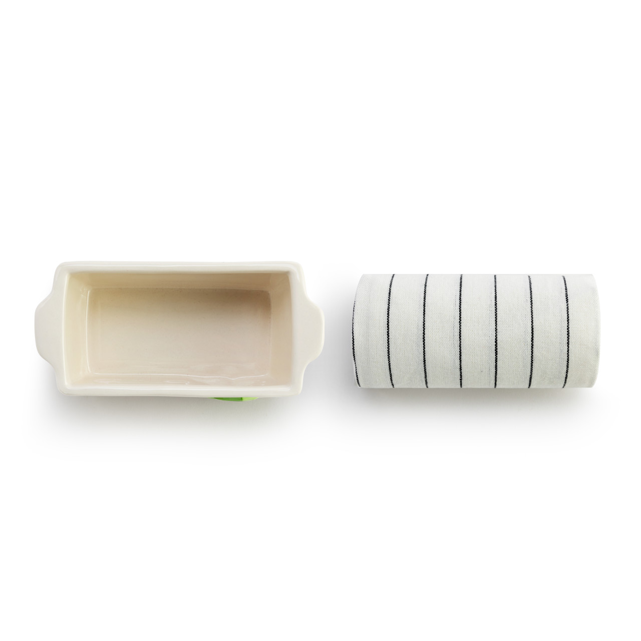 Mini Loaf Pan with Towel Set - Holiday Trees thumbnail