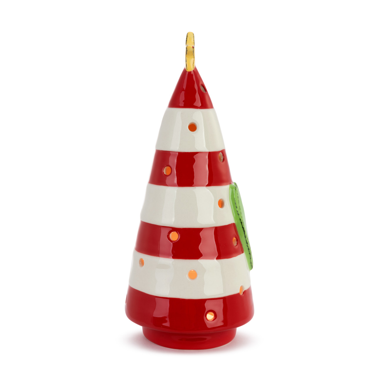 Ceramic Tree - Red & White Stripes thumbnail