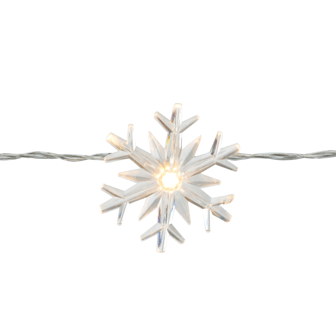 Lit Snowflake Garland thumbnail