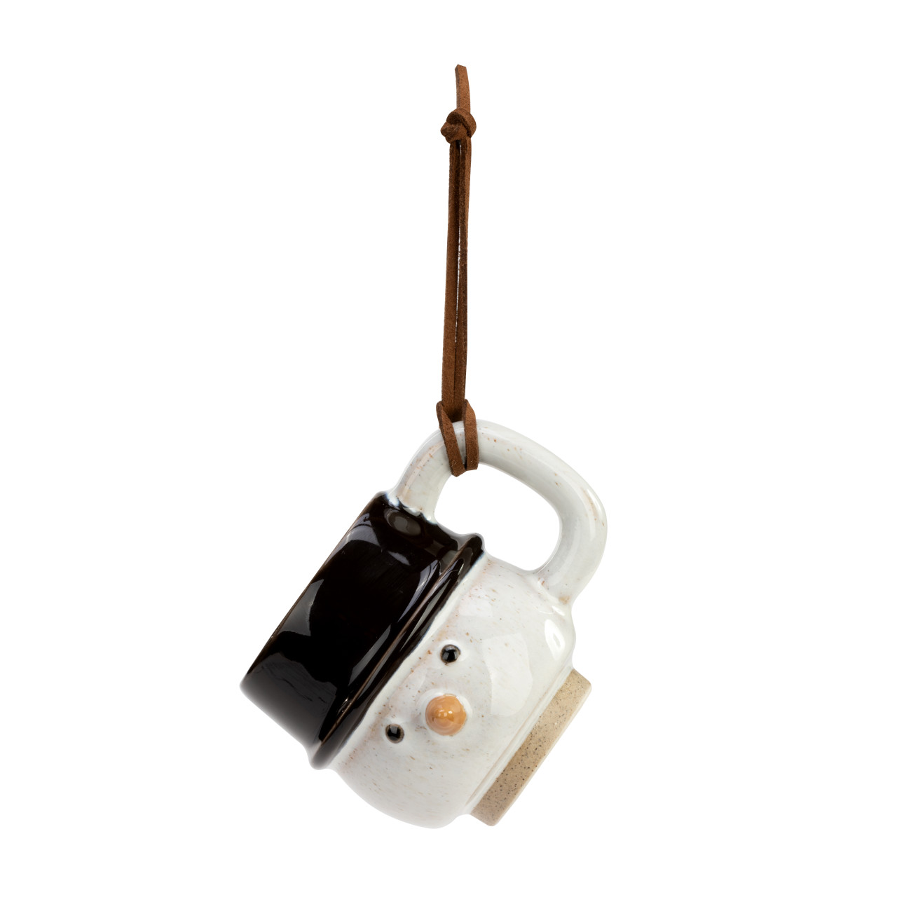 Snow Day Snowman Coffee Pod Mug Ornament 2" x 2.5" thumbnail