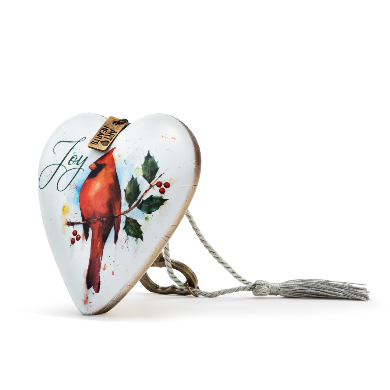 Christmas Cardinal Joy Art Heart thumbnail