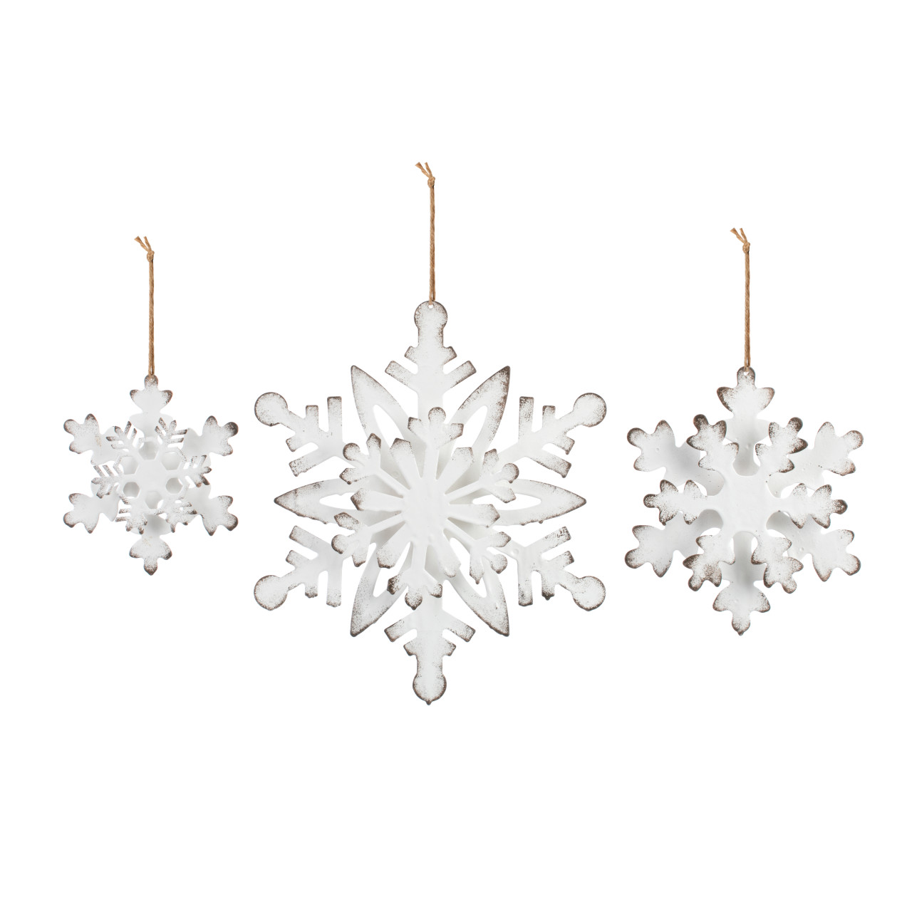 Oversized Metal Snowflake Ornaments  thumbnail