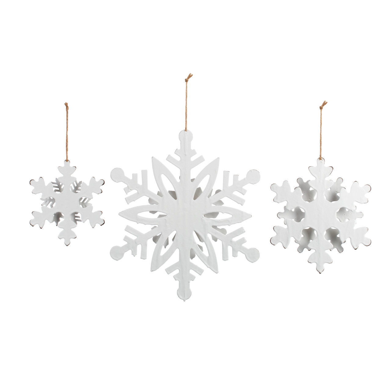 Oversized Metal Snowflake Ornaments  thumbnail