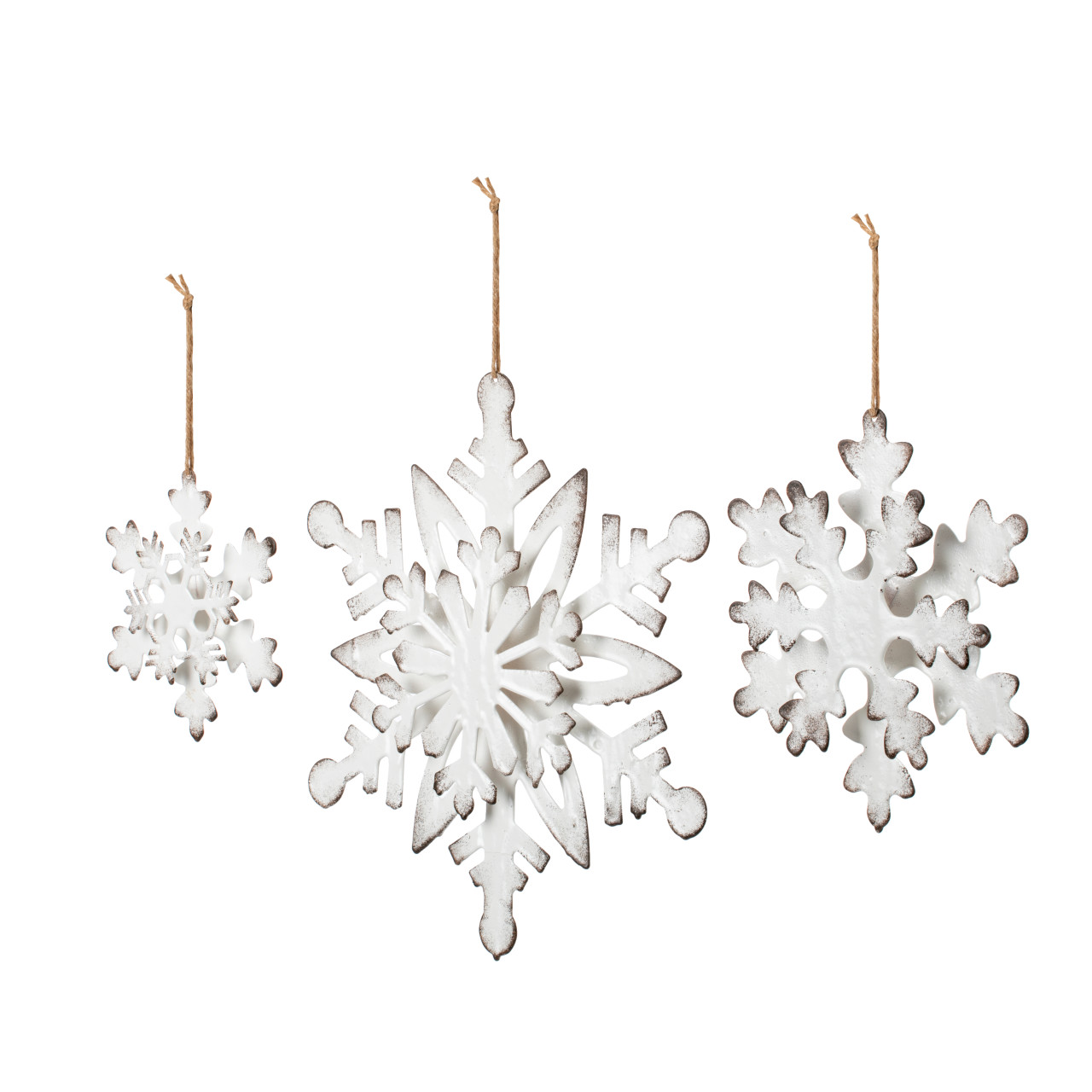 Oversized Metal Snowflake Ornaments  thumbnail