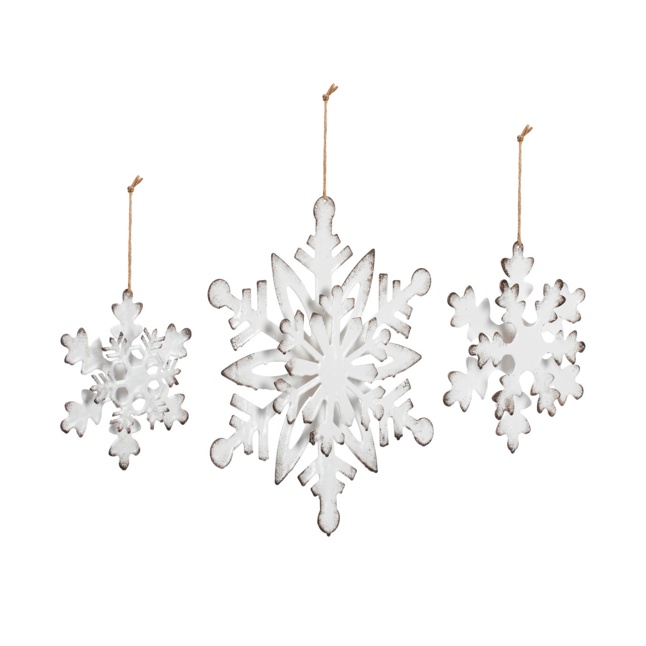 Oversized Metal Snowflake Ornaments  thumbnail