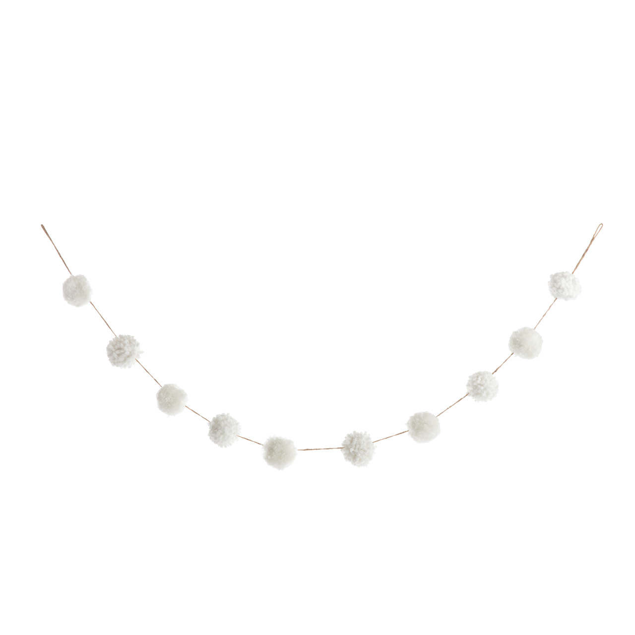 Snowball Pom Pom Garland thumbnail