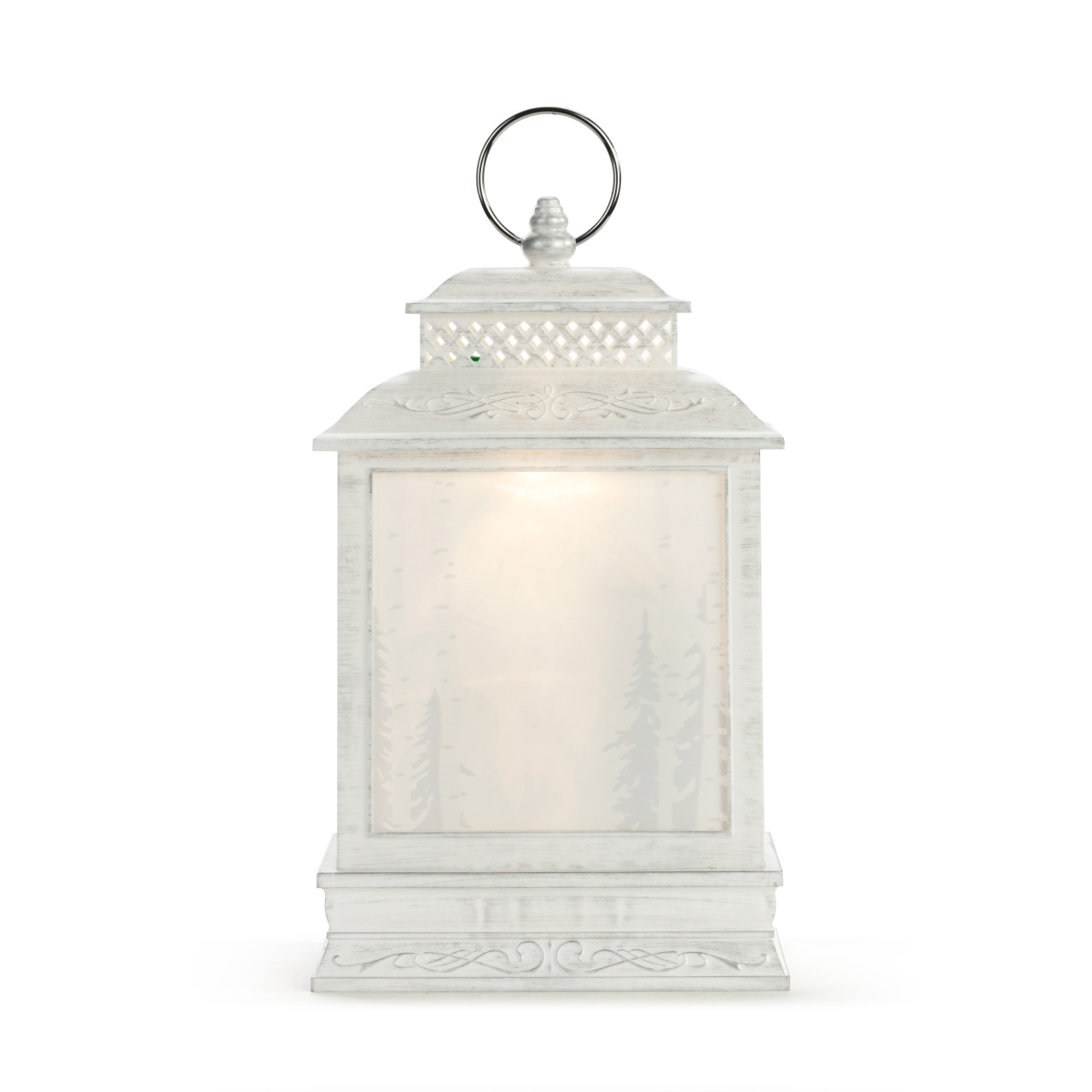 Lit Snowman Couple Lantern thumbnail